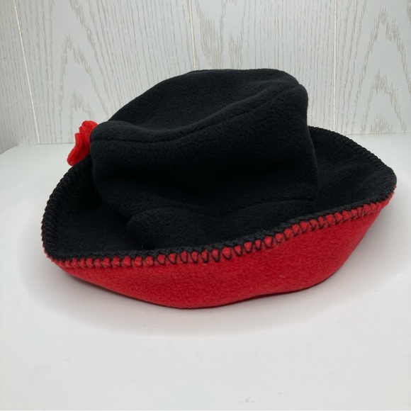 Marama Vintage Red And Black Felt Floppy Hat - Picture 12 of 14